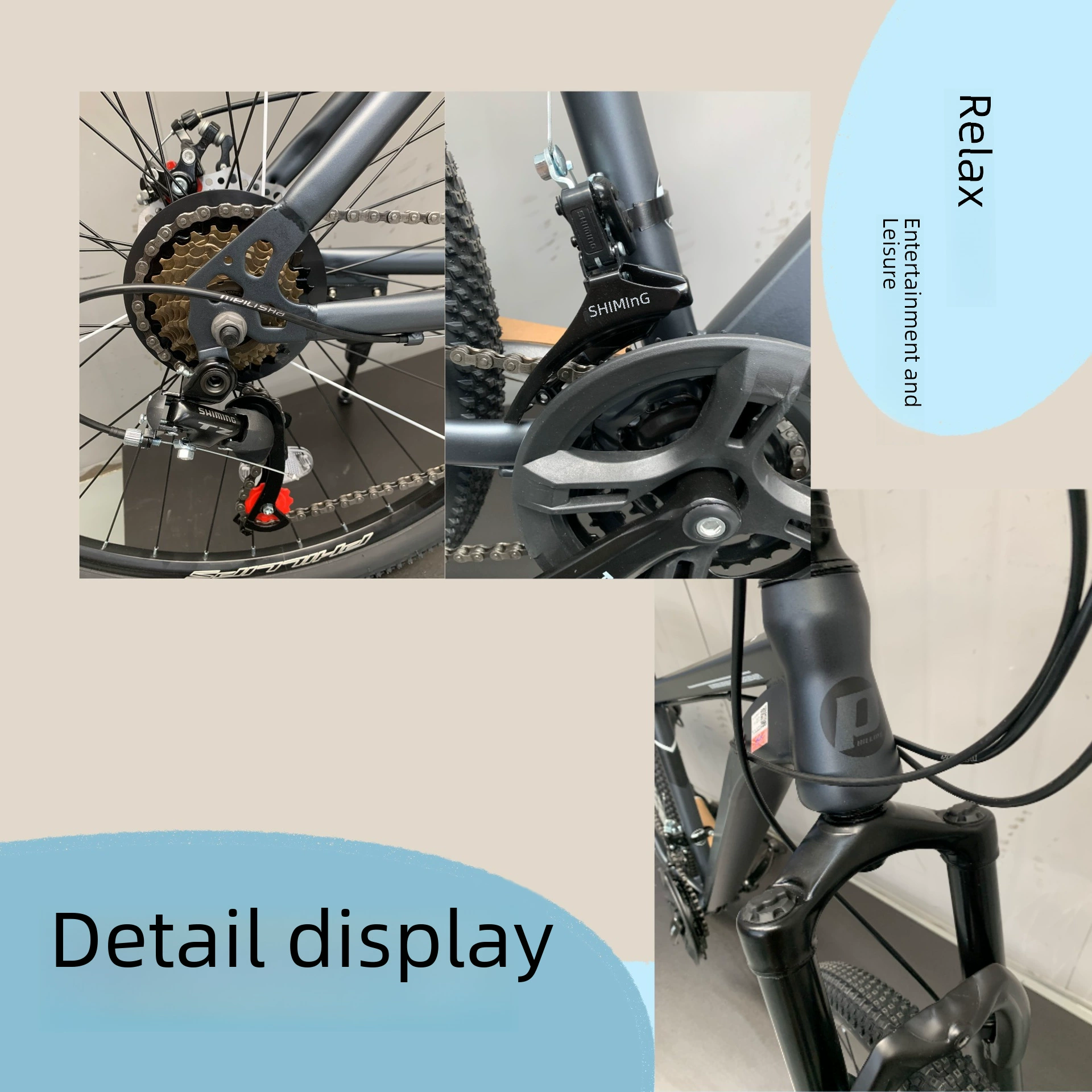 Горичный универсальный велосипед для мужчин и женщин для пожилых, прямой поставщик с завода