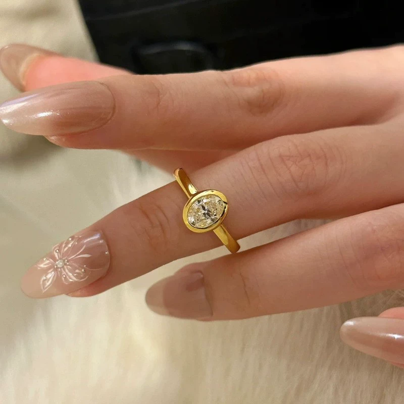 Accessory, nail decoration, small design ring, elastic strap, high-quality style, simple and elegant design