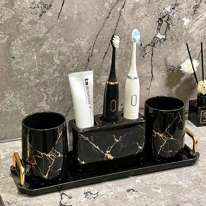 Elite toothbrush for home use, mouthwash, set, high-quality style, light luxury style