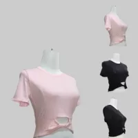 Удобная эластичная спортивная футболка с коротким рукавом для йоги и фитнеса в стиле Lulu