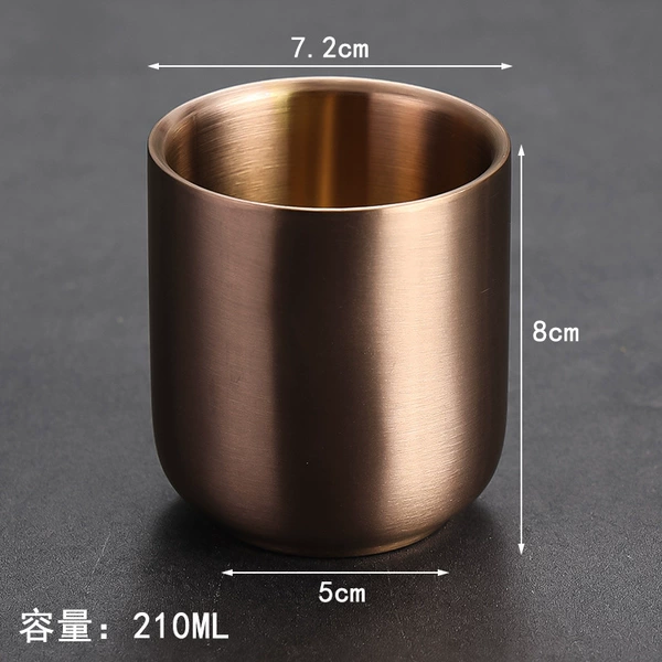 Golden glass, pink gold