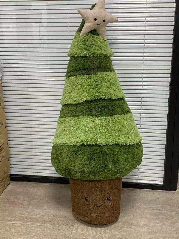 蝶結びのクリスマスツリー、スプルースのクリスマスツリー、クリスマスリース、ぬいぐるみ、装飾人形、ギフト|undefined
