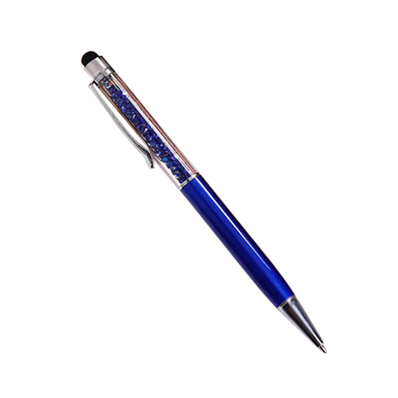 Fábrica al por mayor Bolígrafo De Metal pluma capacitiva letras pantalla táctil pluma de cristal Hotel publicidad pluma de regalo de negocios