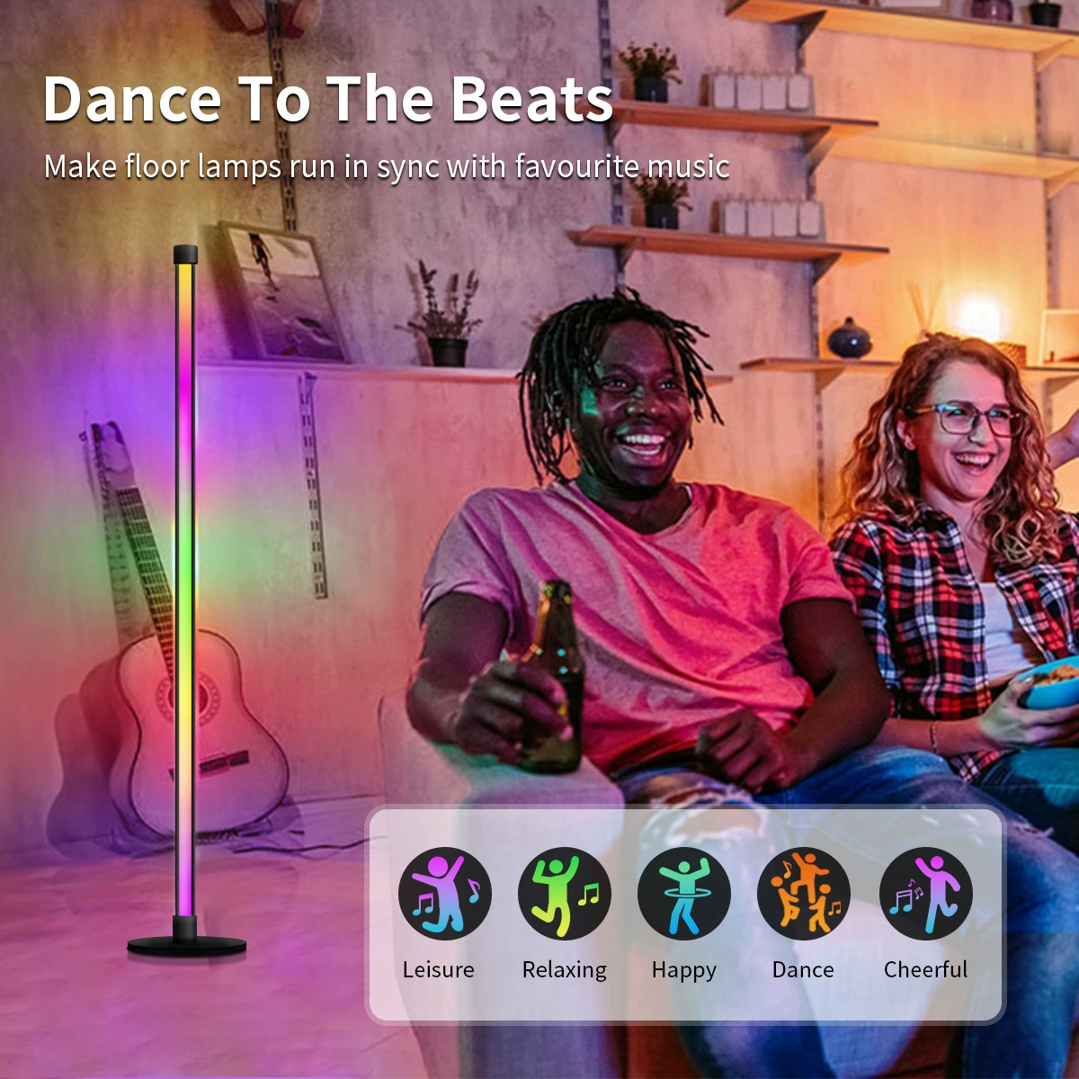 Floor lamp, LED smart lights