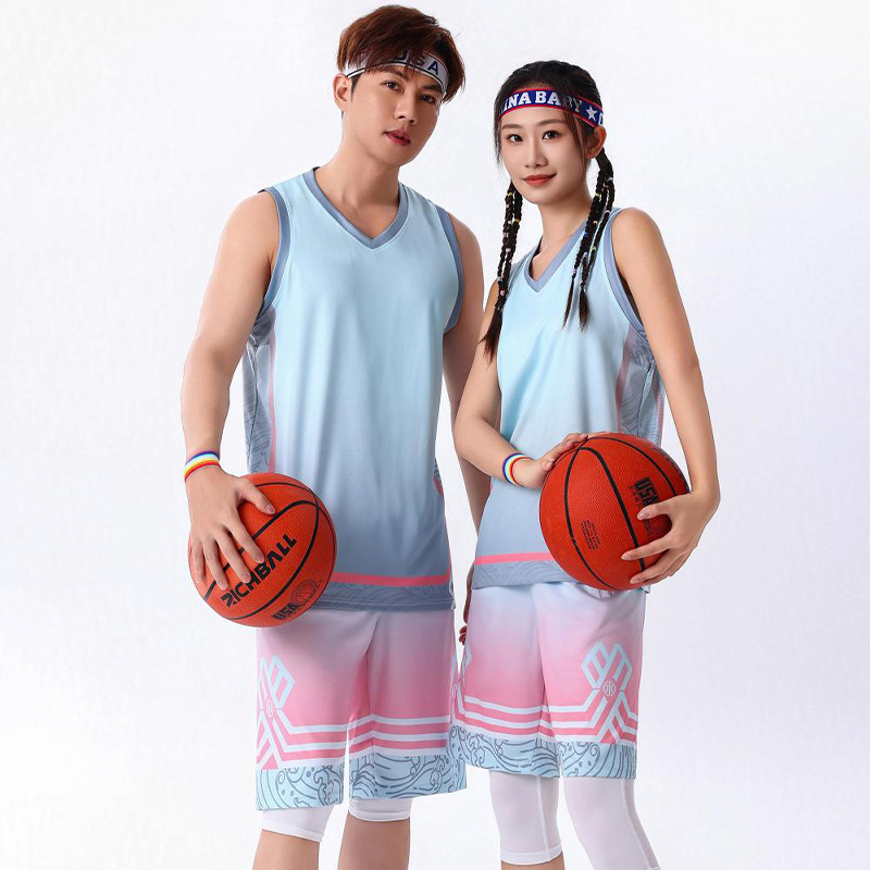 American Basketball Uniforms High Quality Ready-Made Sports Suits for Male and Female Students Competition Training Team Uniforms Basketball Jerseys Group Purchase
