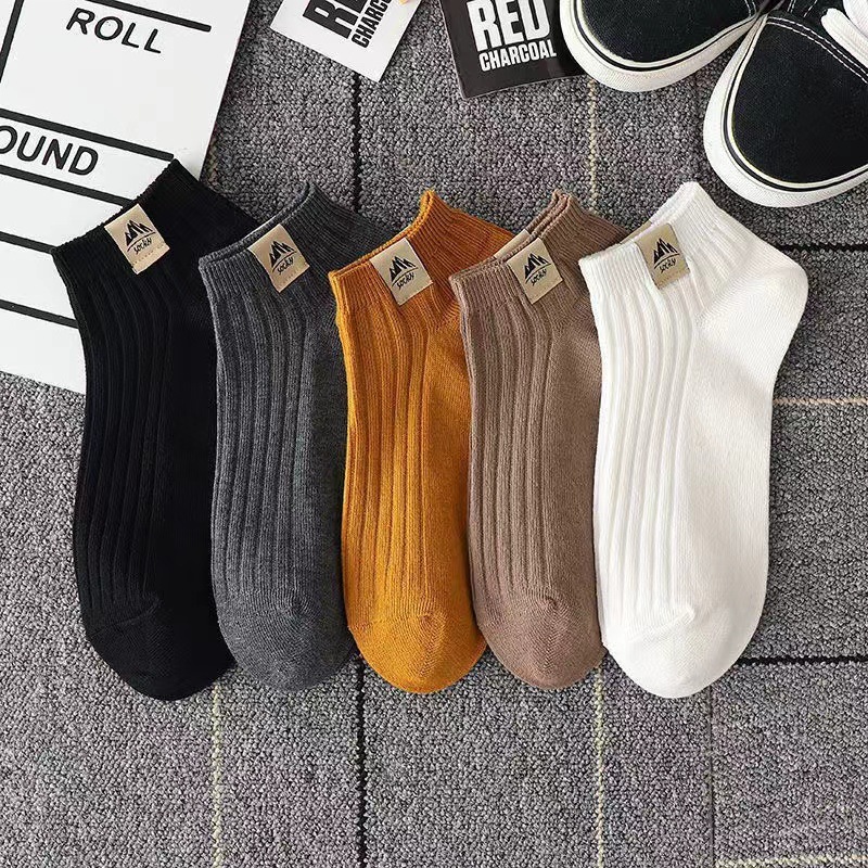 Zhuji Socks Men's Socks Summer Thin Boat Socks Shallow Mouth Easiest for Match Business Casual Travel Disposable No-Wash Socks