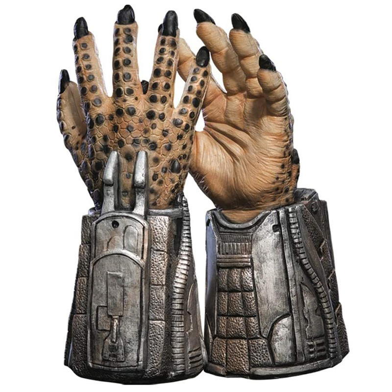 Halloween Carnival Party Party Props Accessories cosplay Dress Up Predator Mask Gloves Set