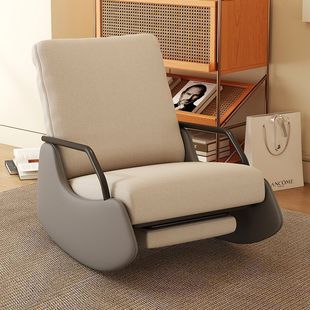 Rocking Chair Single Adult Recliner Casual Adult Balcony Comfortable Home Living Room Leisure Chair Lazy Sofa Rocking Chair