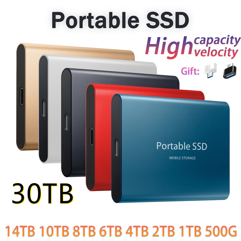 Cross-Border Export Mobile Solid-State Drive Expansion Upgrade 1Tb-128Tb High-Speed Portable Hard Drive Ssd