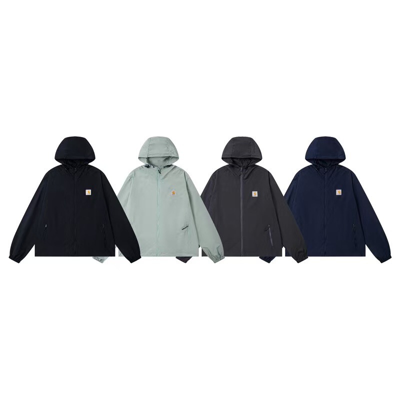 Cross-Border Exclusive Carhartt Lightweight Jacket for Men and Women, Outdoor Functional Custom-Woven Nylon Hooded Jacket for Couples Cross-Border Exclusive Carhartt Lightweight Jacket for Men and Women, Outdoor Functional Custom-Woven Nylon Hooded Jacket for Couples
