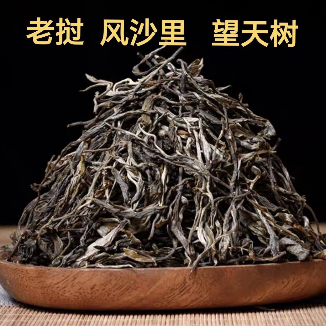 老挝高杆老树生茶望天树大叶老树春茶叶250克散茶高端普洱茶 甜茶