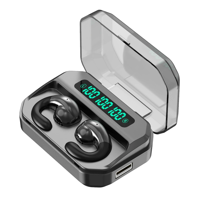 Do not enter the ear wireless Bluetooth headset double -ear sports mini -invisible ear -long standby king king battery bone conduction