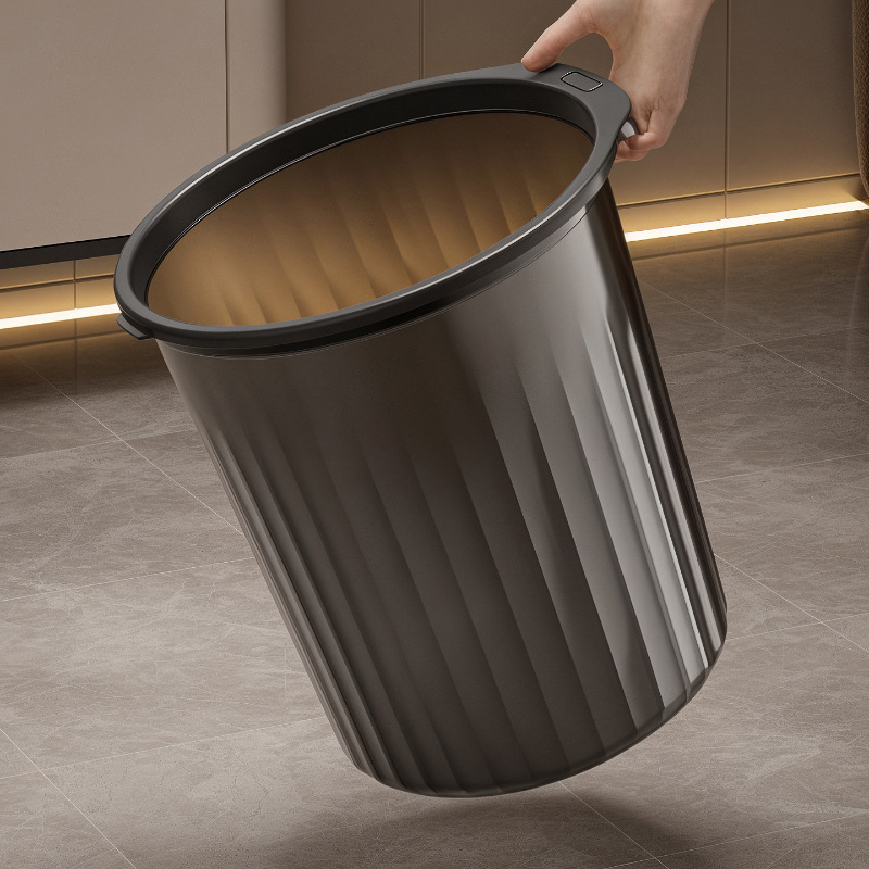 Trash Can Household 2025 New Model Kitchen Living Room Large Large Capacity Bathroom Bedroom Dormitory Transparent High Appearance Trash Can Household 2025 New Model Kitchen Living Room Large Large Capacity Bathroom Bedroom Dormitory Transparent High Appearance