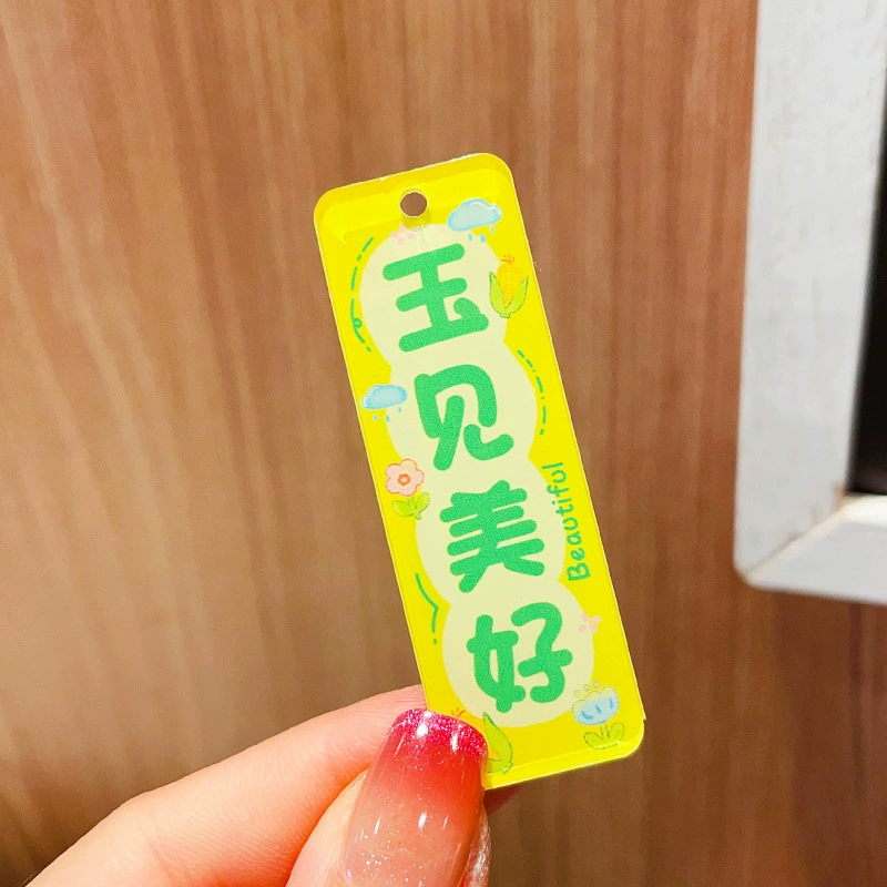 Double-sided acrylic accessories, bag decoration, car keys, accessory