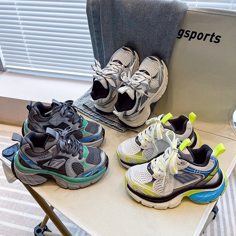 Children's sneaker 2024 new autumn and winter boys' shoes daddy shoes popular spring and autumn big children's shoes girls' running shoes