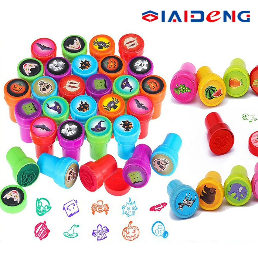 Набор штампов с мультяшными животными для детей, милые штампы для тетрадей, штампы для отзывов учителей детского сада, креативные штампы