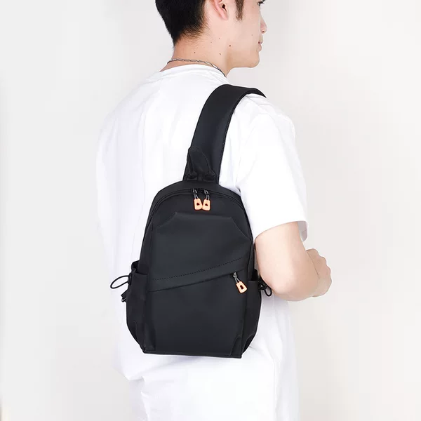 Sports multi-functional fashion casual shoulder bag commuter large capacity fashion small shoulder bag outdoor travel Men's chest bag