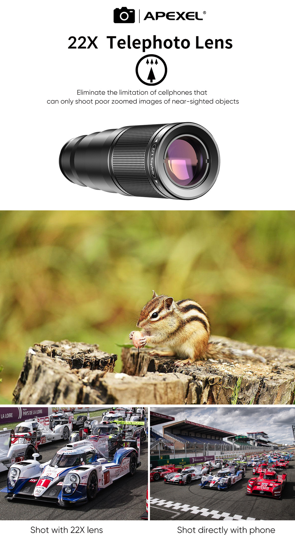22x Telephoto Lens Image 4