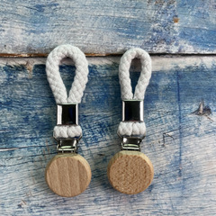 Cross-border Cotton Rope Towel Clip Kitchen Hand Towel Hook Eco Cotton Bathroom Towel Holder