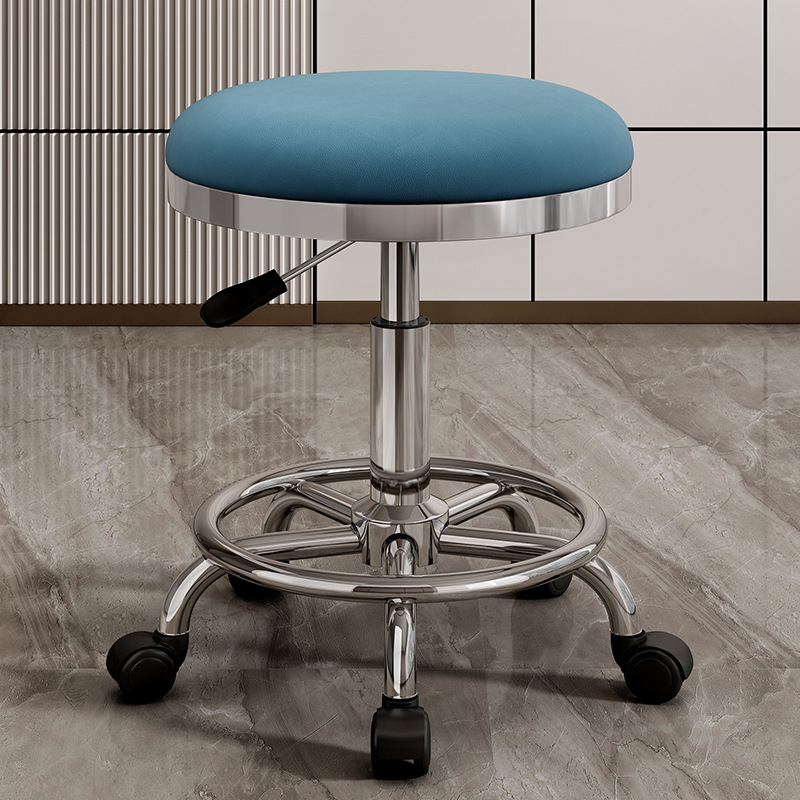 silla de dentista de estética elevadora polea de manicura silla giratoria silla de computadora silla de laboratorio maestro taburete