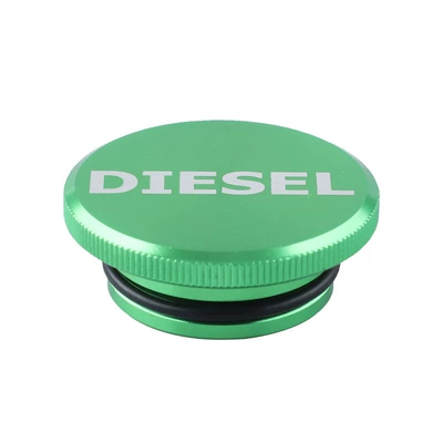 Car modification parts 13-18 diesel cover suitable for Dodge Ram DEF fuel tank cover aluminum alloy oil cover (Tank cap) - green