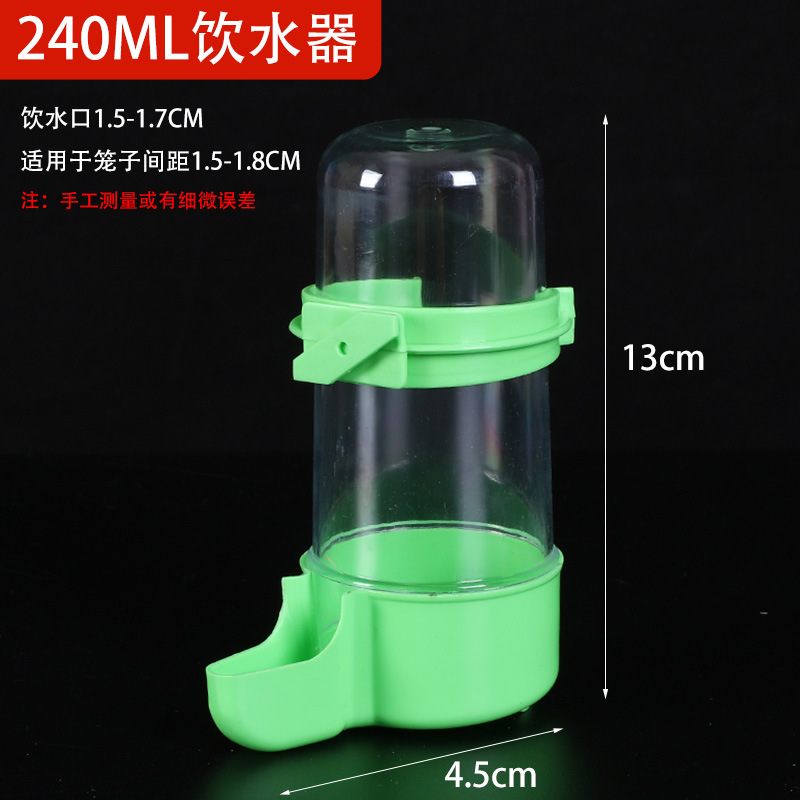 bebida automática especial para loros para aves de alimentación de agua de alta capacidad jaula colgante hámster oso de alambre de oro anti-espiración anti-splash kettle