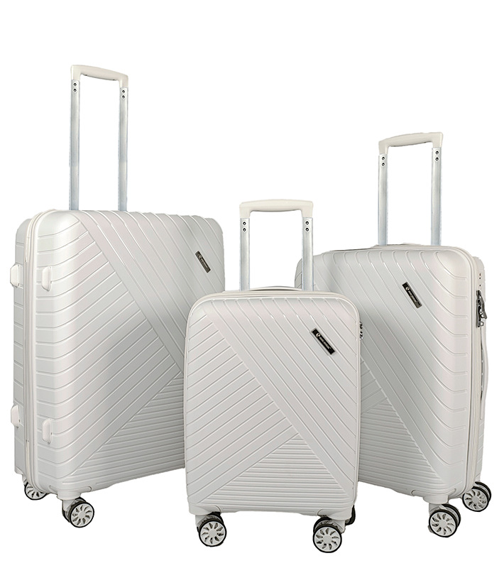 Maleta de embarque Caja madre de PP multifuncional femenina de 18 pulgadas Caja de contraseña a prueba de explosiones de tres piezas para estudiantes varones de alto valor