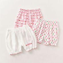 出口童装源头工厂新款日系直销女孩儿童花苞灯笼三分短裤夏季打底