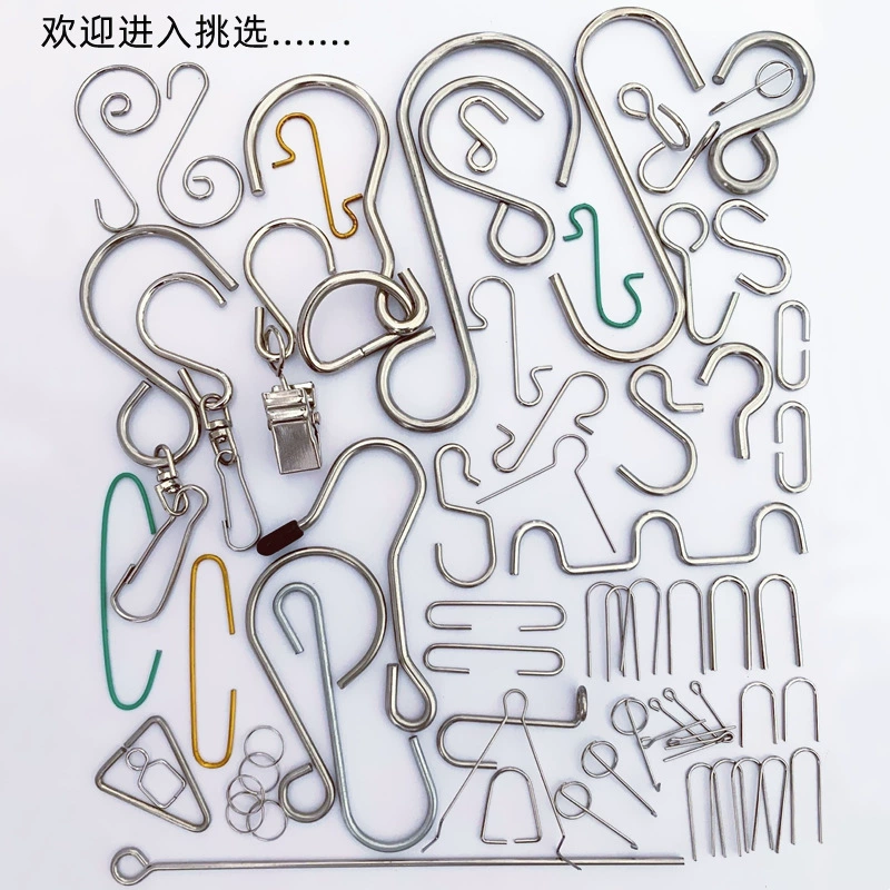 Декоративный крючок для елки S-образный крючок для цветов в форме крючка в коробке сумка маленький крючок без ржавчины маленький крючок