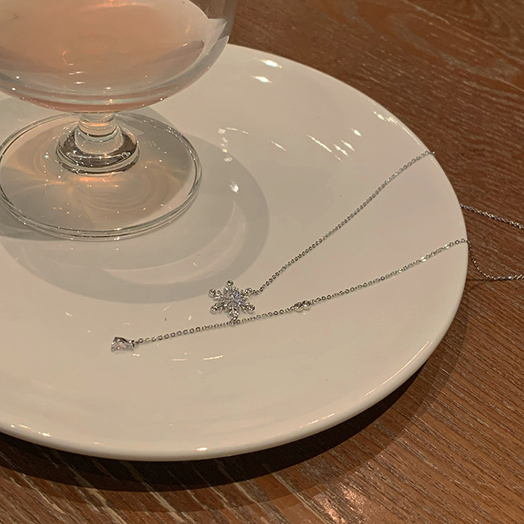 Halskette mit Stern-Anhänger, schlichte Halsketten, alltäglicher Schmuck für Frauen_voghion.com