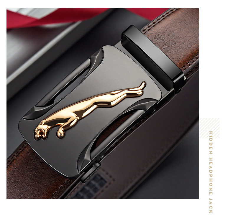 Paul allungato fat man large 170 extra lungo da uomo in vera pelle con fibbia automatica pantaloni da lavoro alla moda di alta qualità_voghion.com