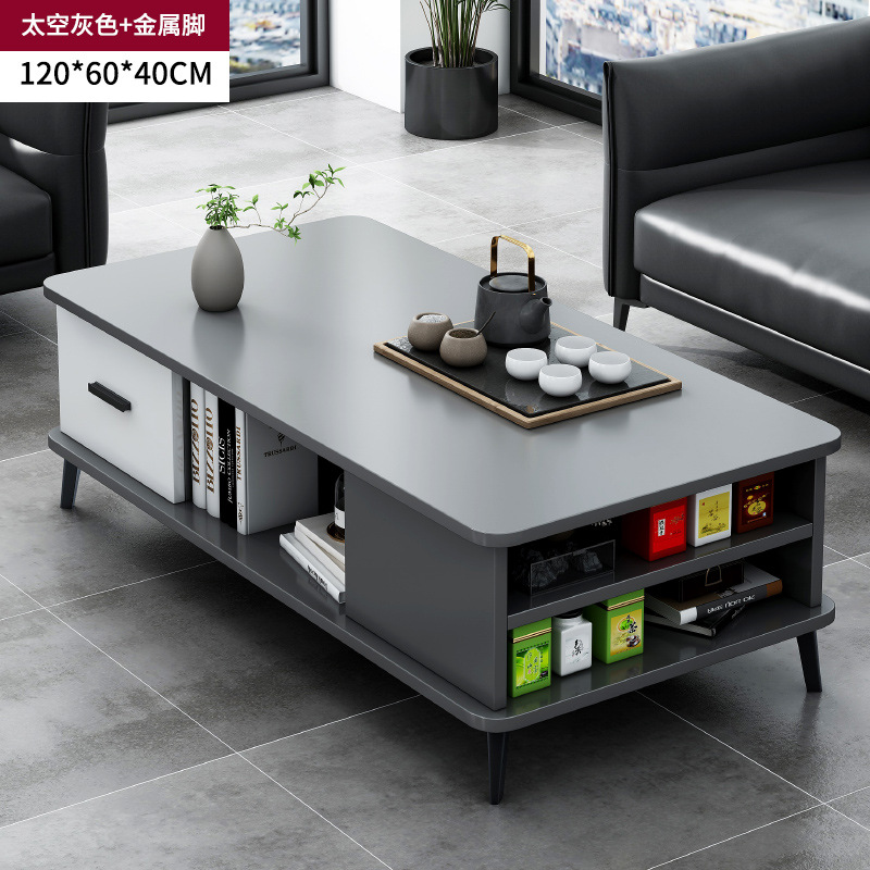 Gabinete de televisión sala de estar doméstica pequeña casa moderna y simple 2025 nuevo almacenamiento en el suelo gabinete de televisión integrado