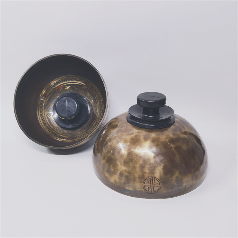 Nepalese Singing Bowl Suction Holder Buddhist Sound Bowl Rubber Suction Holder Sound Therapy Buddhist Sound Bowl Lifting Bowl Device Suction Cup Copper Qing Accessory