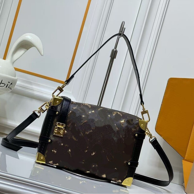 Donkey Cat Co-Branded Side Trunk Gold Two-Piece Handbag Dune Soft Box Bag Cross-Border Wholesale Donkey Cat Co-Branded Side Trunk Gold Two-Piece Handbag Dune Soft Box Bag Cross-Border Wholesale