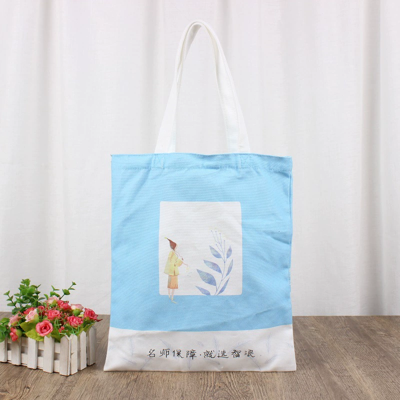 Рекламная мода высокого класса Упаковка реклама простой цвет логотип оптом дополнительные ремесло мешок руки холщовый мешок