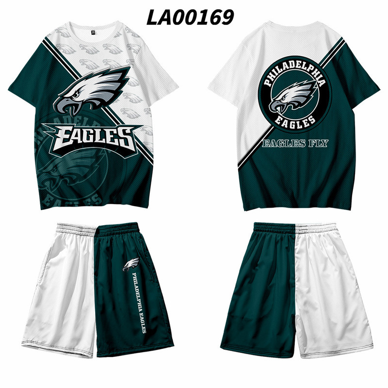 2021 traje de equipo uniforme de la NFL impresión digital impresión digital pantalones cortos de manga corta para hombres y mujeres todos los días se pueden fijar Z