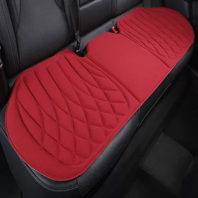suitable for all seasons, imitation latex: Seat cushion, seat cover - mousse-red-rear-row