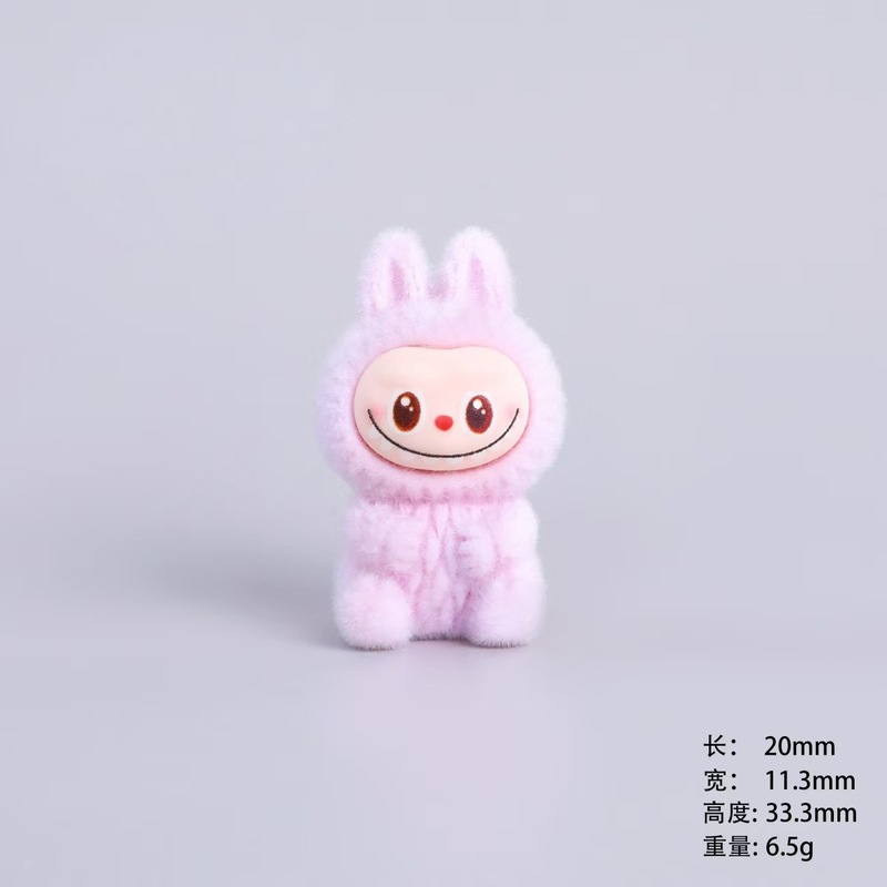 卡通树脂立体labubu公仔diy手工卡通可爱玩偶摆件车载装饰挂件|undefined