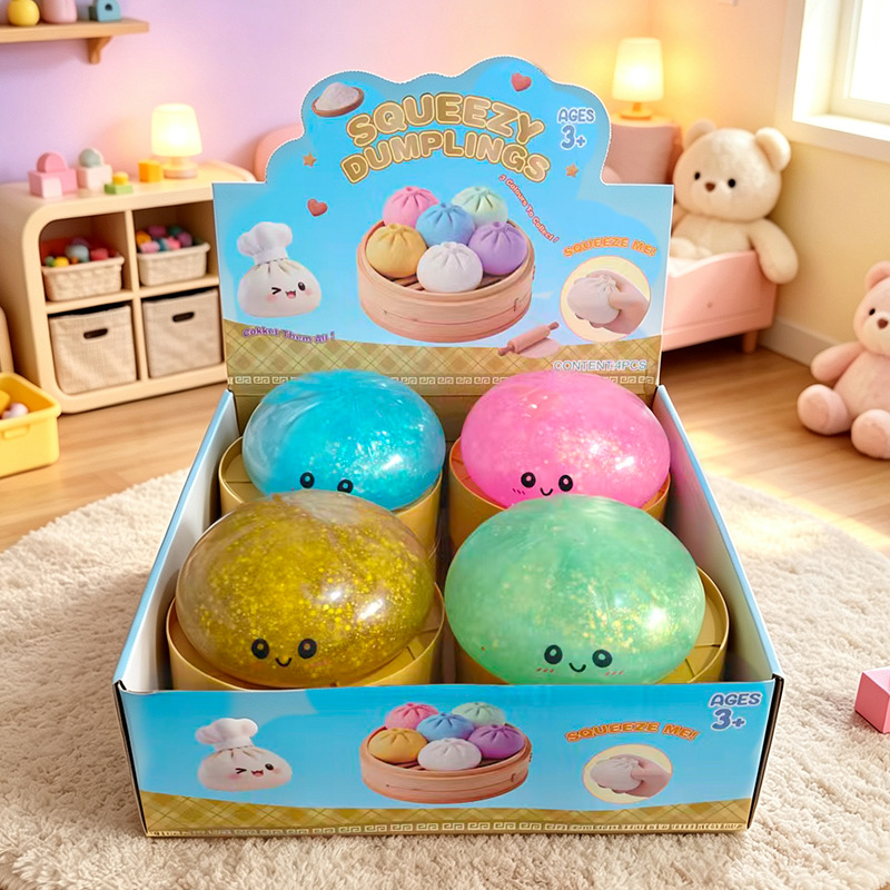Large steamed buns 15cm - single random [take 4 pieces with display box]