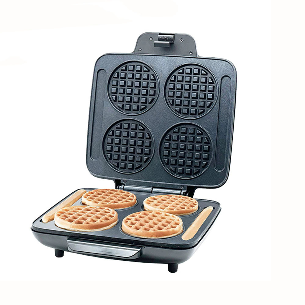 16 agujeros transfronterizos de la máquina de waffles mini máquina de waffles pequeña máquina de galletas de desayuno