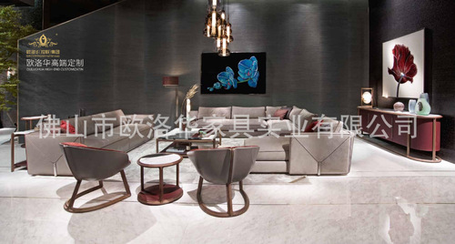 Italian light luxury fabric sofa, minimalist modern living room small apartment sponge combination Nordic popular technology fabric sofa