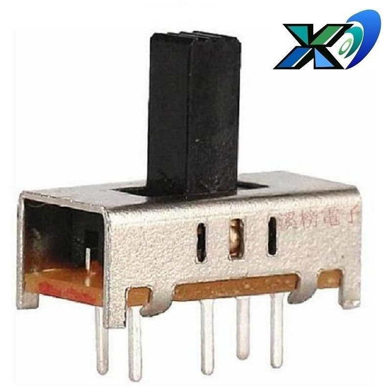 医疗数码3档滑动开关立式  控制板3段拨动开关   家电3位拨动开关