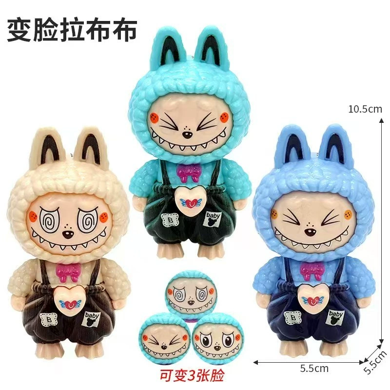 Коллекция изменения лица, модные игрушки, Labbu Crayon, Shin-chan, Stitch, изменение лица, игрушки для снятия напряжения, творческие украшения, милые куклы