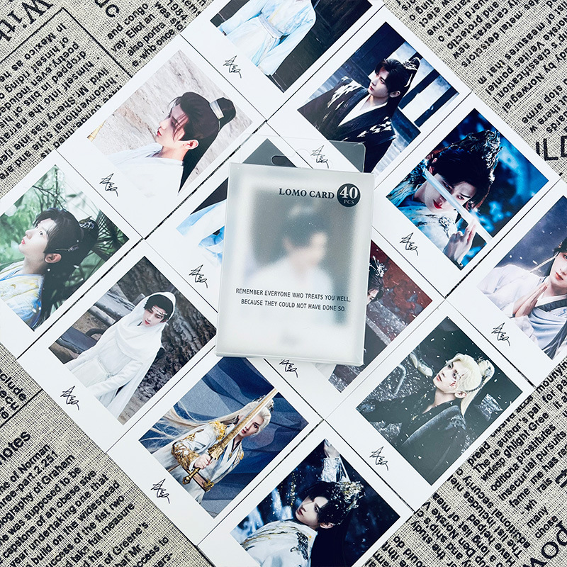 New Yi Cheng Yi Lomo card 40 pieces box pack three inch high definition instant photo postcard message card greeting card 