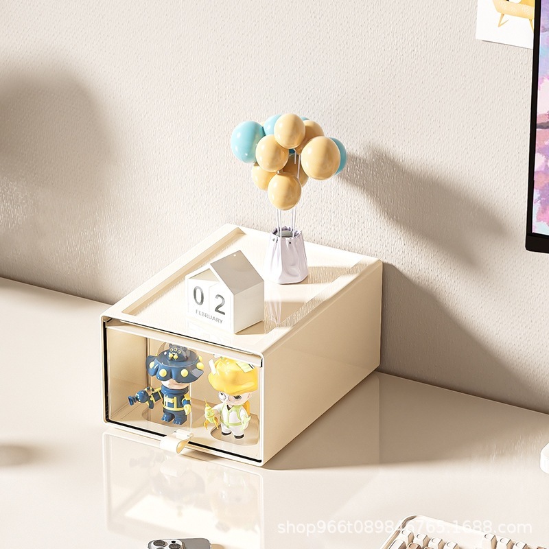 ブラインドボックス手作り展示ボックス整理ボックス引き出し式アクリル透明置物デスク収納ボックス収納ボックス|undefined