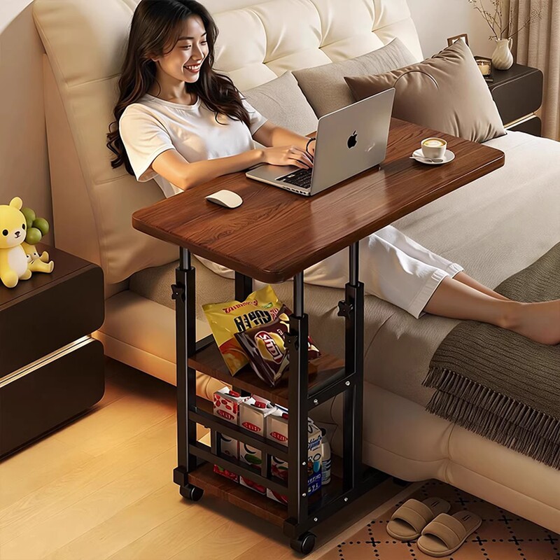 Bedside table, adjustable height computer desk, office desk, simple student desk, bedroom home-use bed study table Bedside table, adjustable height computer desk, office desk, simple student desk, bedroom home-use bed study table