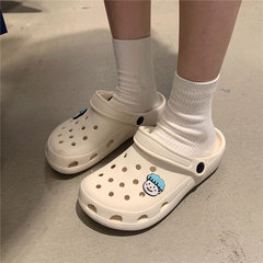 看護師洞靴カップルかわいい滑り止めEVAビーチサンダル家庭セットDIY部品スリッパ女子学院風