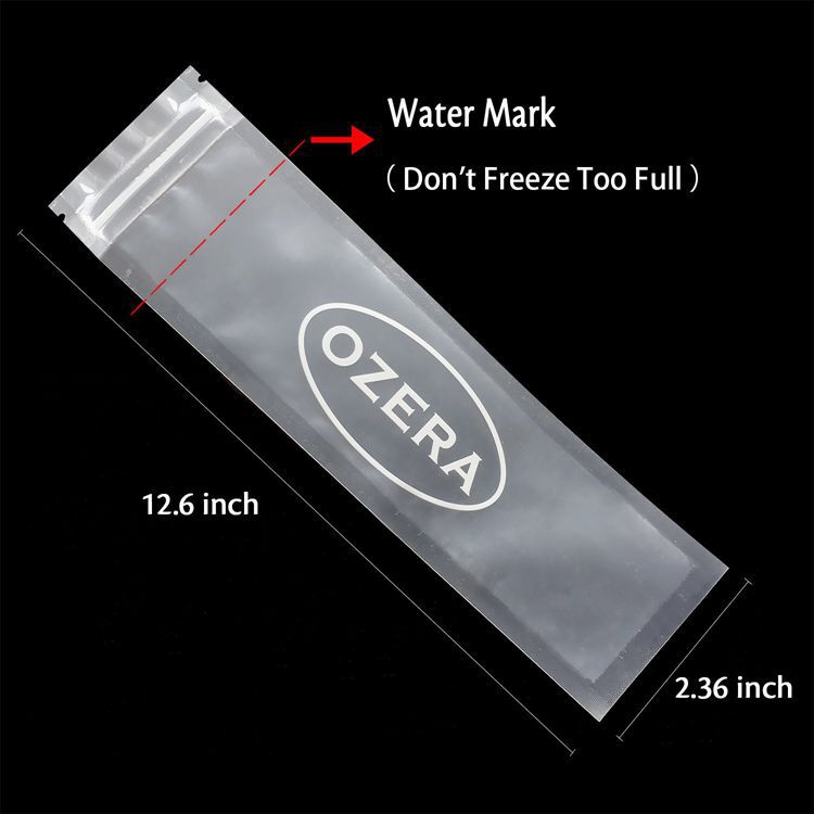 现货供应 DIY冰棒袋 三边封拉链袋 6*22自封冰棍袋 透明可定制