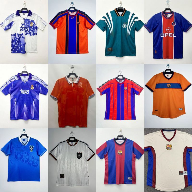 复古球衣足球服阿根廷皇马巴萨荷兰国米巴西德国家队服爱尔兰球衣