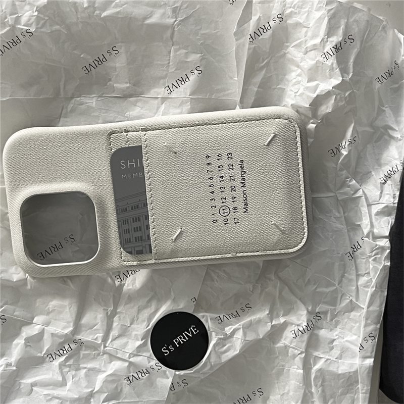 Calendar hand stitching card bag-white